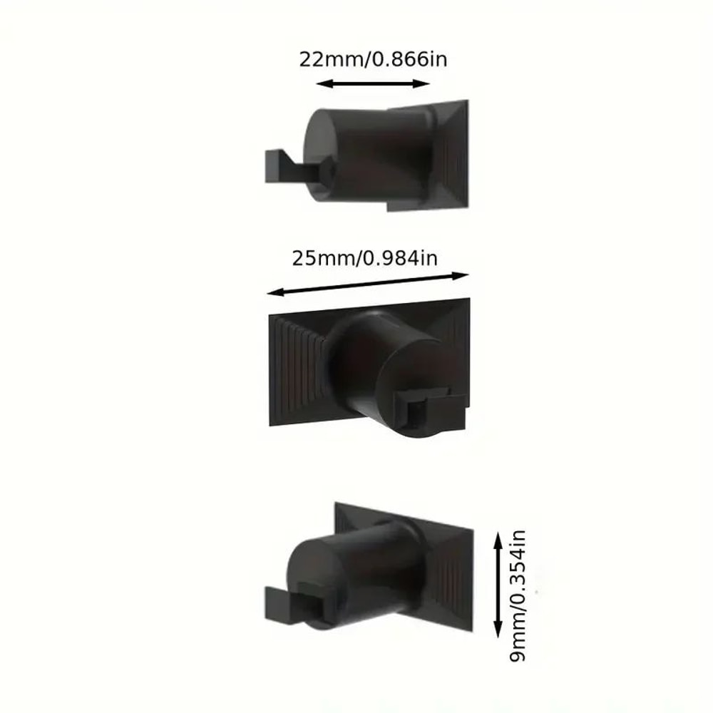 HeavyDuty NoDrill Wall Hooks For Sound Panels Jackets 4pcs 4