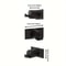 HeavyDuty NoDrill Wall Hooks For Sound Panels Jackets 4pcs 4
