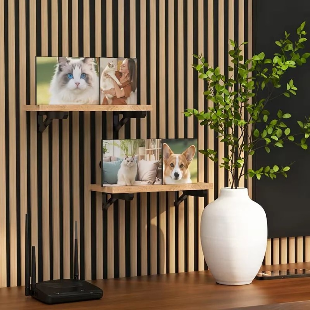 HeavyDuty Sound Insulation Brackets For Acoustic Panel Mounting 4Pack 3