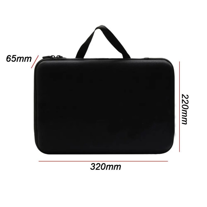 Shockproof Action Camera Travel Case With Custom Foam For GoPro DJI More 6