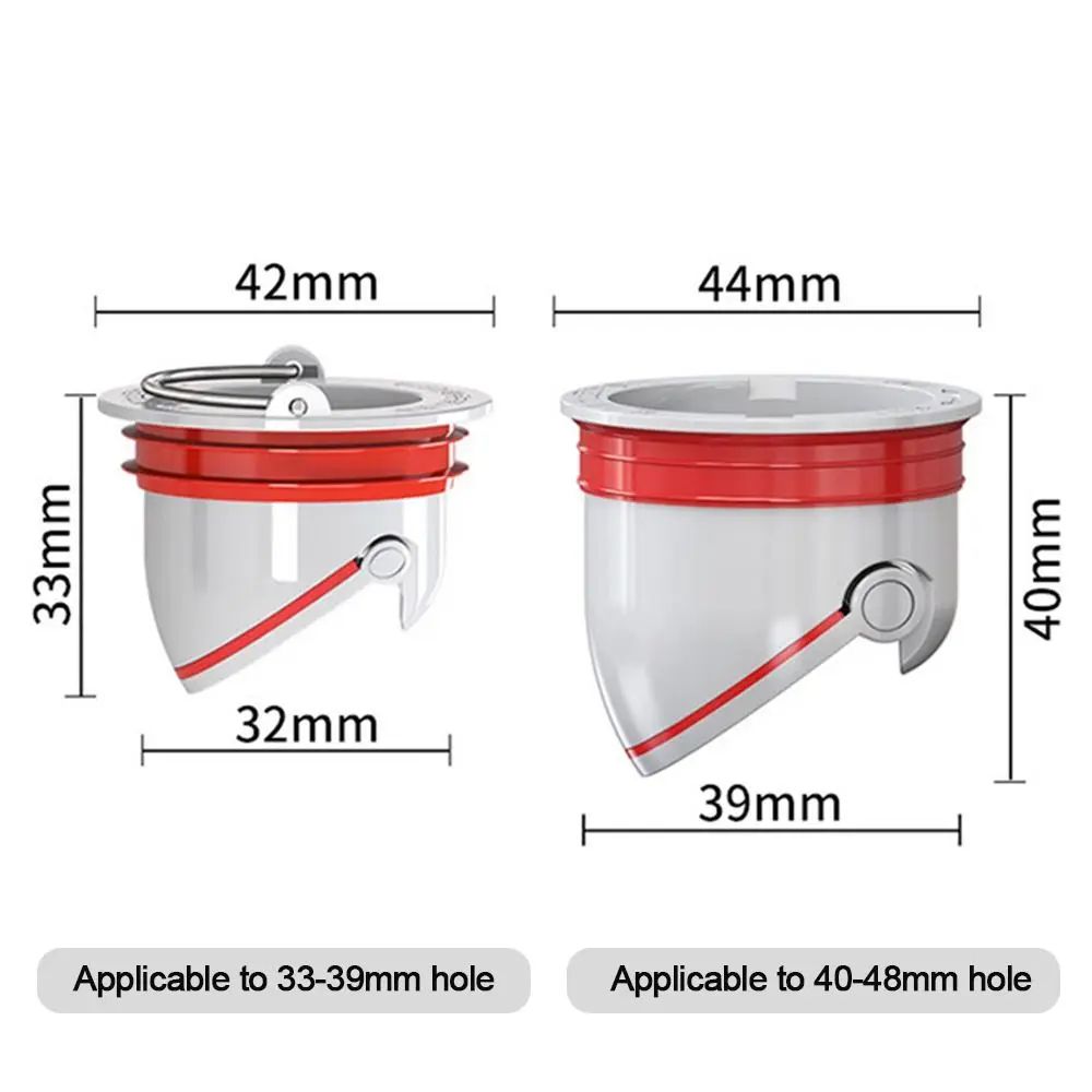 HighSeal AntiOdor Floor Drain Core With Backflow Valve Hair Filter 3