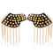 Punk Shoulder Brooch Tassel Epaulet Chain Statement Metal Shoulder Accessory 8