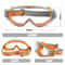 Industrial AntiFog Safety Goggles Over Glasses Clear Lens Lab Work Protective Eyewear 5