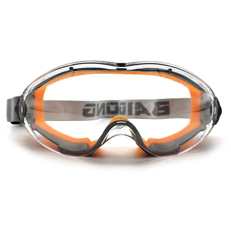 Industrial AntiFog Safety Goggles Over Glasses Clear Lens Lab Work Protective Eyewear 7