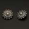 Vintage Metal Buttons Set With Pearl Rhinestone Accents For DIY Clothing Accessories 3