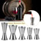 Precision Pour Stainless Steel Cocktail Jigger Dual Shot Bar Measuring Tool 0