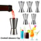 Precision Pour Stainless Steel Cocktail Jigger Dual Shot Bar Measuring Tool 1