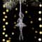 Elegant Clear Angel Acrylic Christmas Ornaments For Tree Holiday Decor 13
