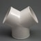 HighFlow PVC Duct Splitter Connector 3 Way Ventilation Pipe Coupler For Exhaust Systems 2