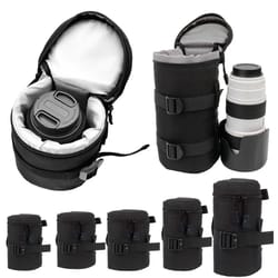 waterproof padded camera lens pouch for dslr and mirrorless lenses