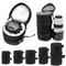 Waterproof Padded Camera Lens Pouch For DSLR And Mirrorless Lenses 0