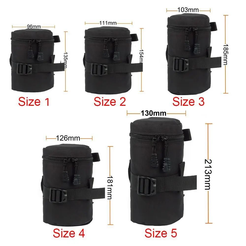 Waterproof Padded Camera Lens Pouch For DSLR And Mirrorless Lenses 5