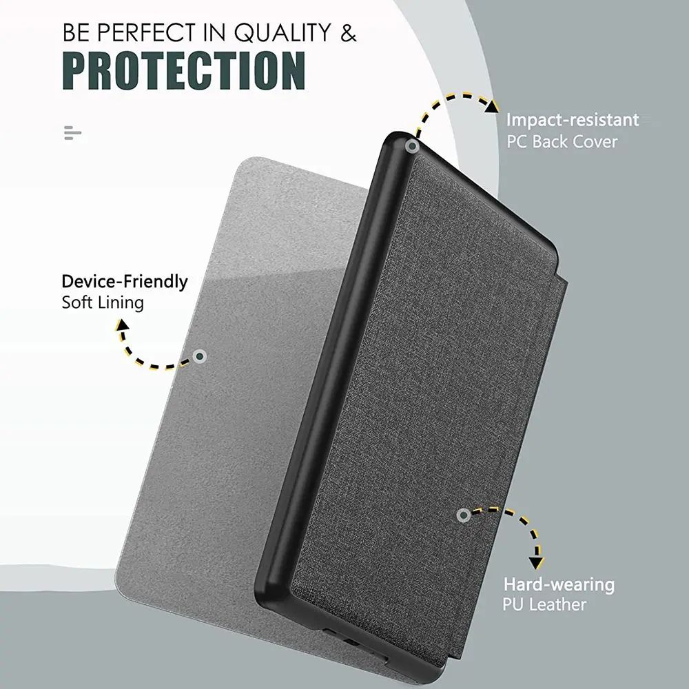 Premium Ultra Slim Kindle Paperwhite 5 Case With PU Leather Smart Cover 3