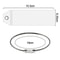 Secure Steel Loop Travel Luggage Tag Holder For Suitcases 4pcs 5