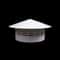 Weatherproof PVC Roof Air Vent Cover Round Roof Air Vent Grille For Durable Outdoor Ventilation 0