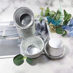 premium foil cupcake liners – non-stick disposable muffin cups for easy baking & elegant presentation