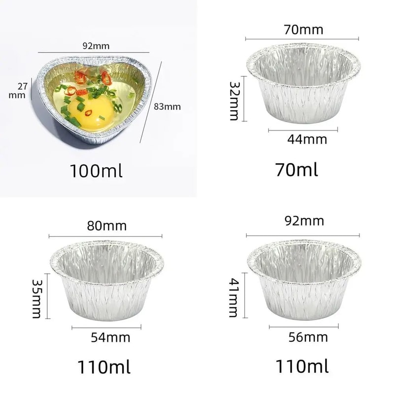 Premium Foil Cupcake Liners NonStick Disposable Muffin Cups For Easy Baking Elegant Presentation 5