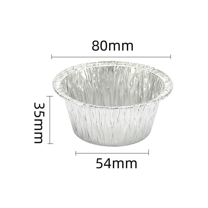 Premium Foil Cupcake Liners NonStick Disposable Muffin Cups For Easy Baking Elegant Presentation 8