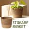 Handmade Woven Planter Basket Rustic Rattan Plant Pot For Stylish Indoor Outdoor Decor 4
