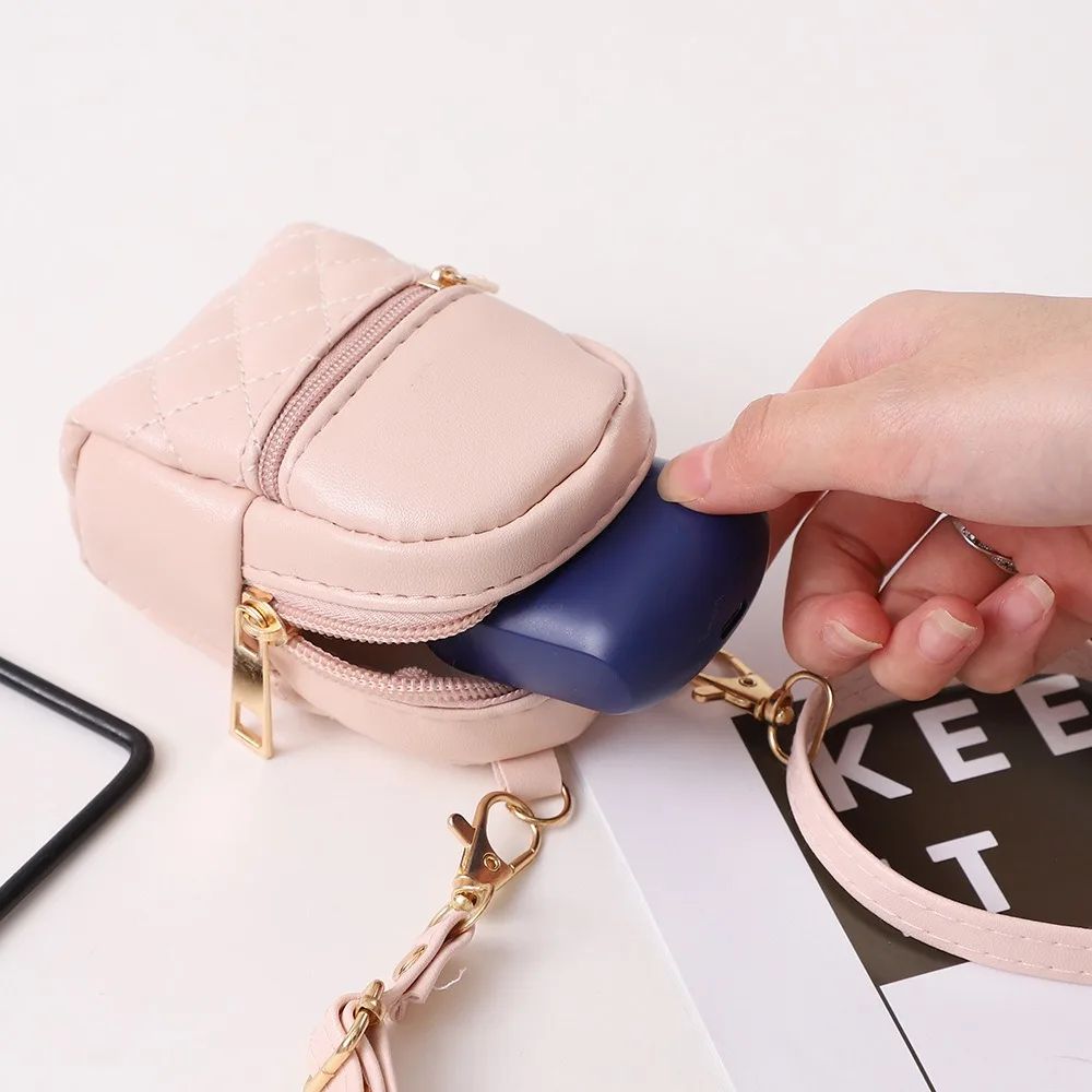 Chic Mini Crossbody Coin Purse In PU Leather 1
