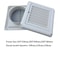 HighFlow Air Vent Grille Cover With Adjustable Flaps For Wall Duct Ventilation 5