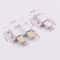 NoDrill Zinc Alloy Glass Door Hinge Set For Cabinets 5