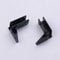NoDrill Zinc Alloy Glass Door Hinge Set For Cabinets 7