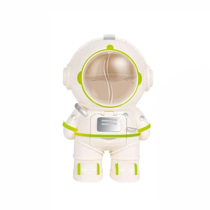 Astronaut Kids Water Dispenser Bottle Cute Astronaut Water Bottle With Straw Easy Press Design 7