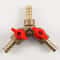 HeavyDuty Brass Y Ball Valve 3 Way Hose Connector With ShutOff Control 3