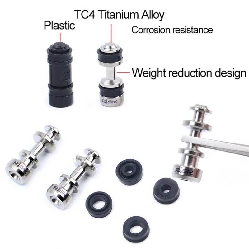 Titanium MTB Brake Piston Repair Kit For Shimano XT M8000 SLX Series 3