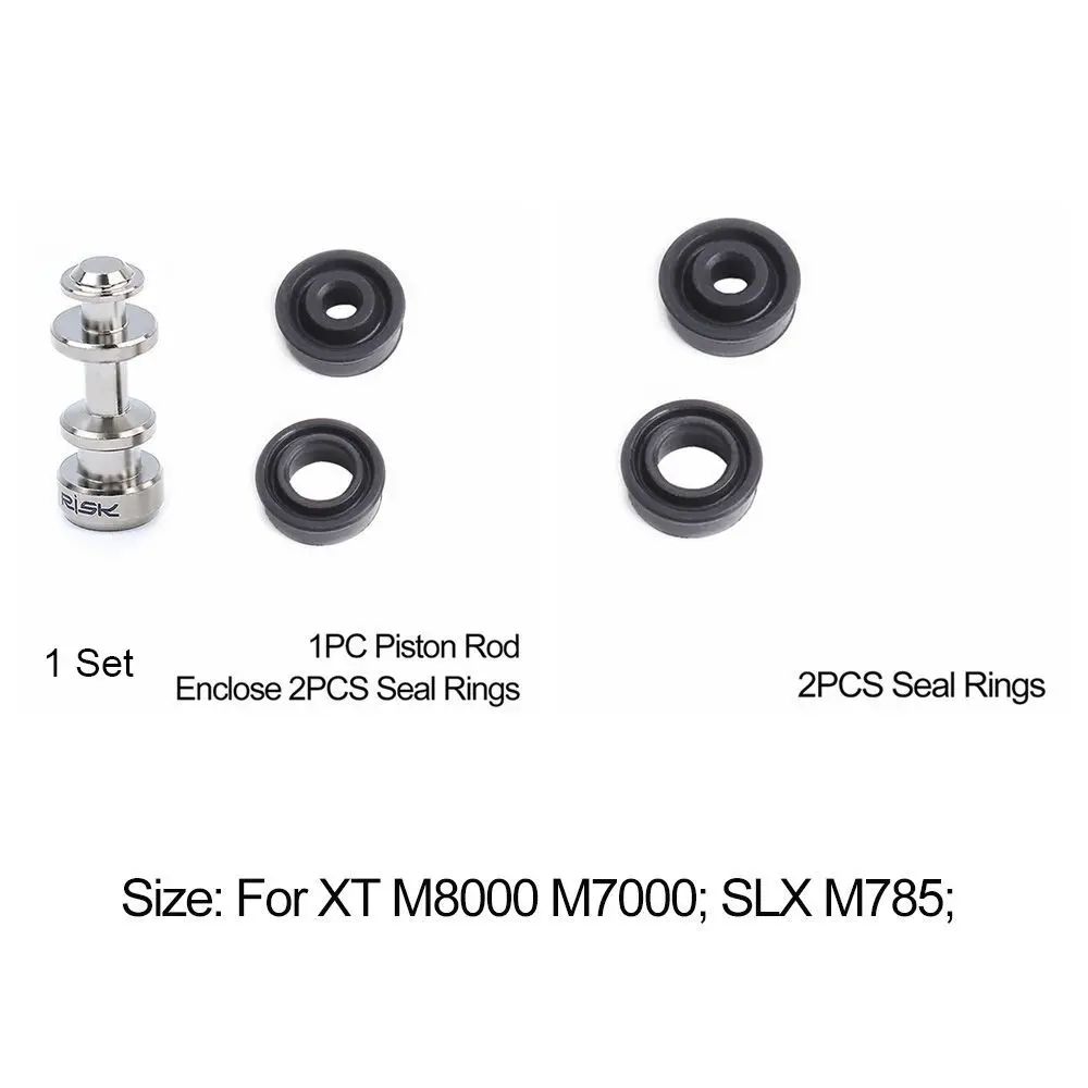 Titanium MTB Brake Piston Repair Kit For Shimano XT M8000 SLX Series 4