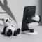 Panda Phone Stand Resin Figurine For Cute Desk Decor 0