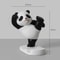 Panda Phone Stand Resin Figurine For Cute Desk Decor 4