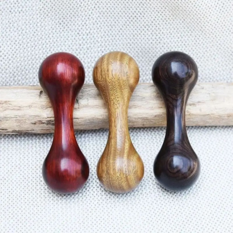 Premium Wooden Finger Gyro Stress Relief Toy Rosewood Hand Fidget Spinner For Focus Calm 4