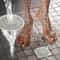 Stainless Steel Shower Drain Hair Catcher Bathtub Drain Filter Protector 0