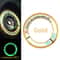 Luminous Aluminum Car Ignition Switch Cover For Toyota Corolla Levin 7