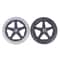 Heavy Duty Wheelchair Caster Wheel Replacement With Solid Tire 68 Inch Options 3
