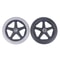 Heavy Duty Wheelchair Caster Wheel Replacement With Solid Tire 68 Inch Options 3