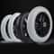 Heavy Duty Wheelchair Caster Wheel Replacement With Solid Tire 68 Inch Options 4