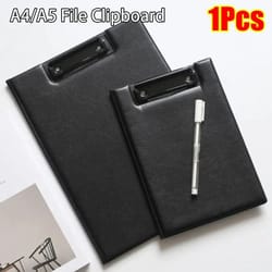 premium leather clipboard folder a4 a5 professional writing pad organizer