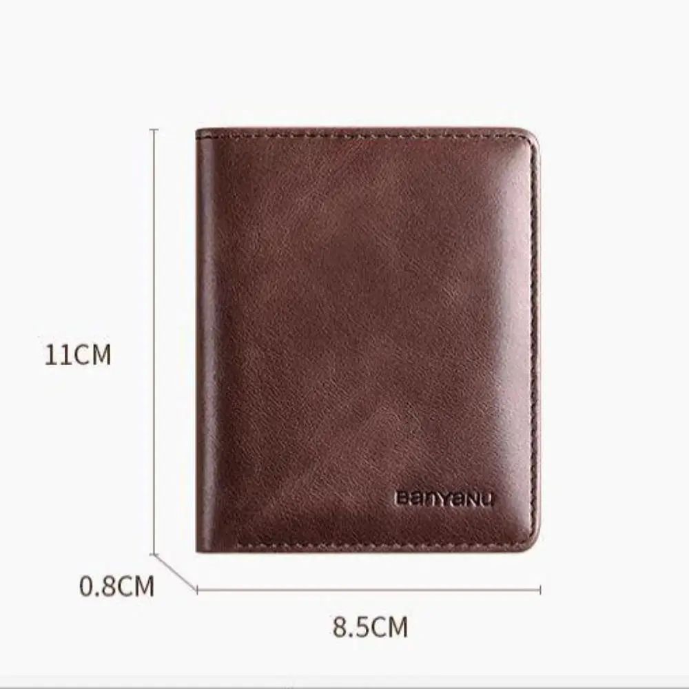 Vintage RFID Wallet For Men With Slim Money Clip 5