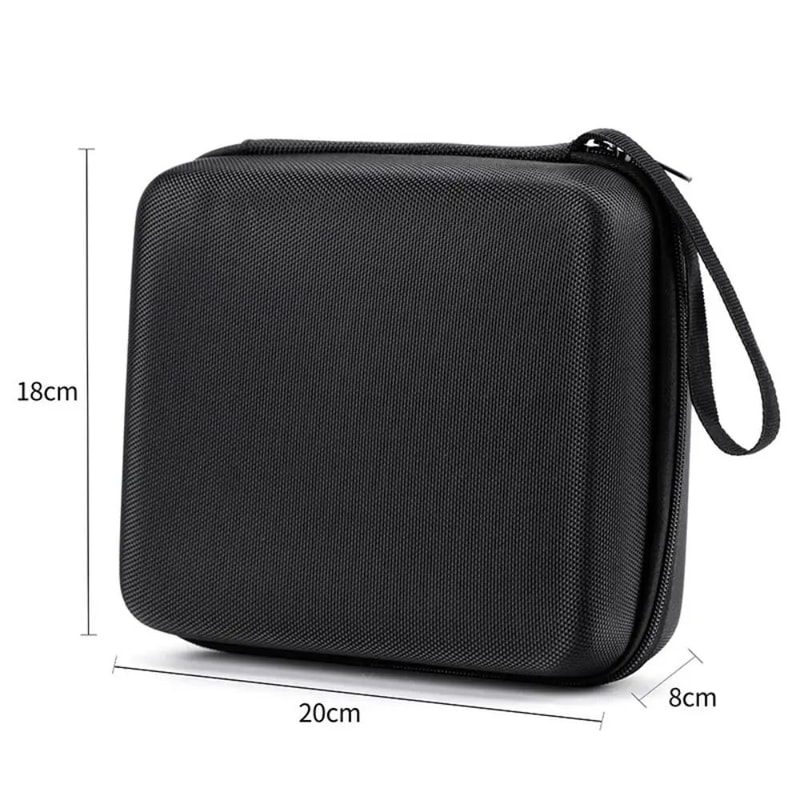 Mini Travel Earphone Case Durable EVA Storage Case With Zipper For Cables Accessories 1