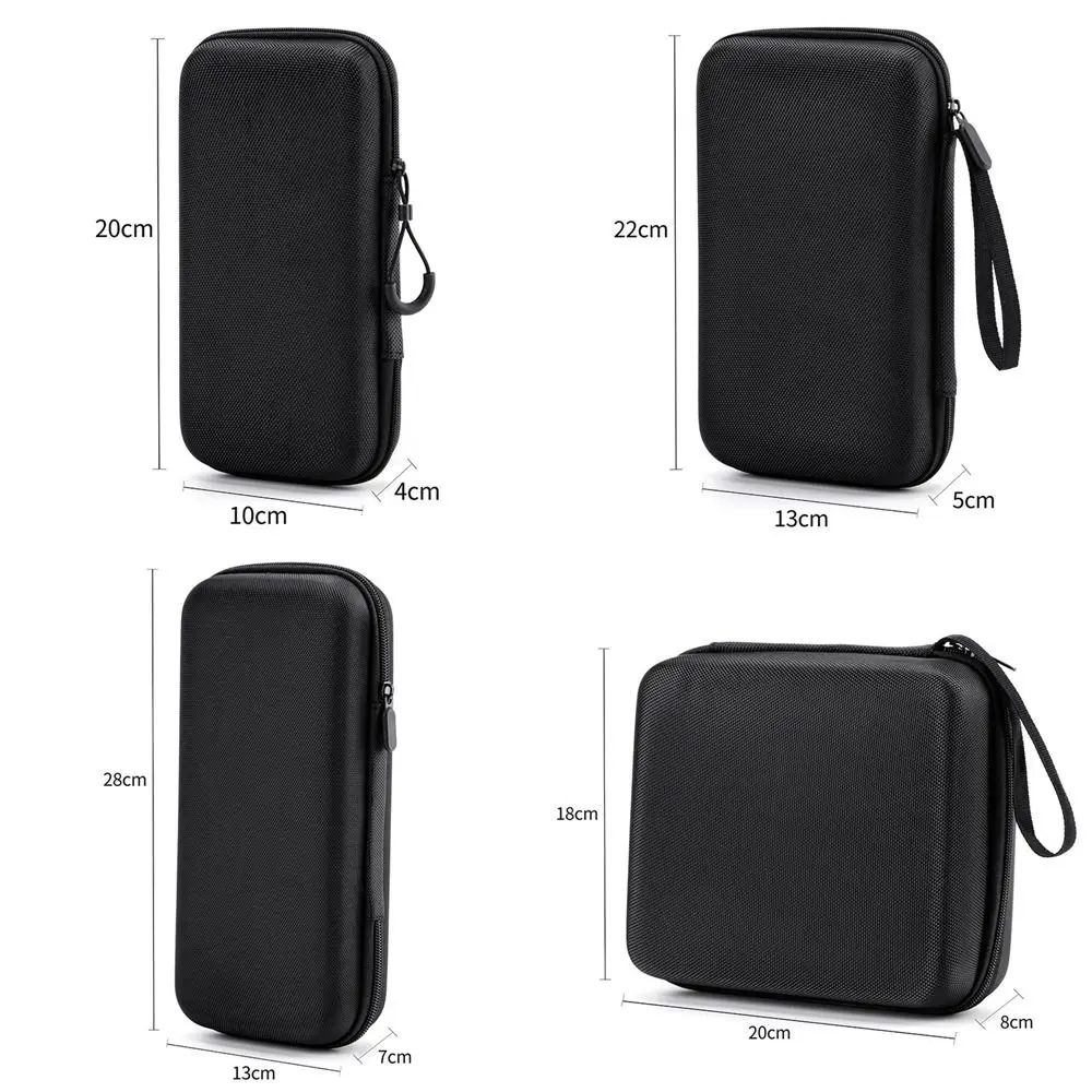 Mini Travel Earphone Case Durable EVA Storage Case With Zipper For Cables Accessories 5