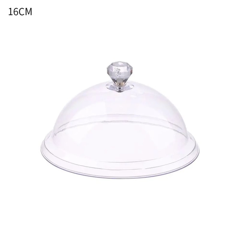 Elegant Acrylic Cake Stand With Cover Dustproof Dessert Display Dome 6