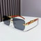 Retro Rimless UV400 Sunglasses Minimalist Cut Edge Fashion Shades 6