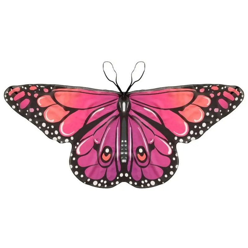 Magical Kids Butterfly Wings Cape Fairy Shawl Costume 6
