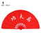 Black Red Tai Chi Fan For Kung Fu Dance And Stage Performance 6