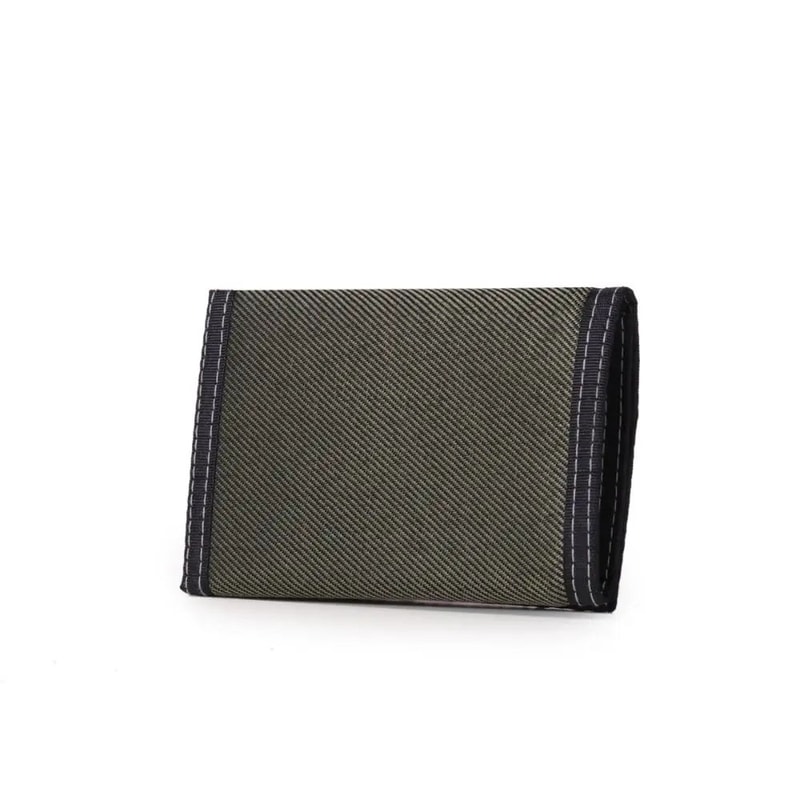 Compact Canvas Trifold Wallet With Coin Purse And ID Card Holder 4