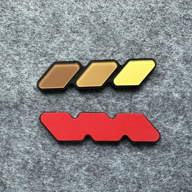 Toyota TriColor Grille Badge Emblem For Tacoma 4Runner Tundra 7