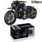 Motorcycle Building Kit MOC Construction Bricks Educational Toy 6